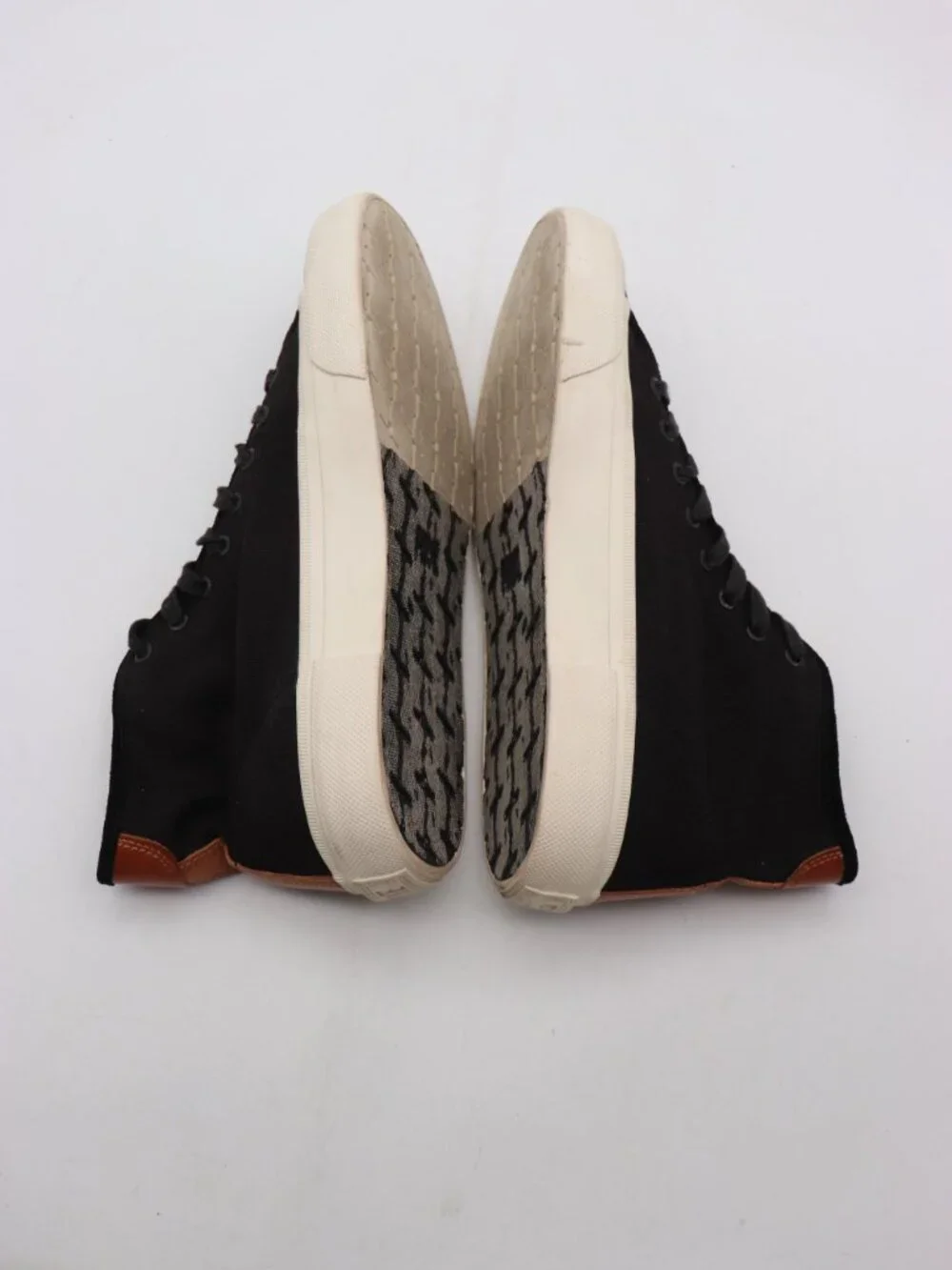 Frye Ludlow Sneakers Men's Size 9.5 M Black Canvas Casual High Top Sneaker